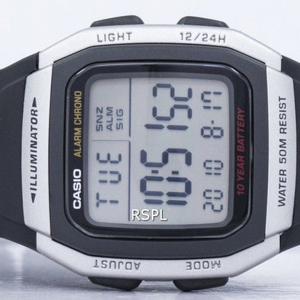 Casio Youth Digital Alarm Chrono Illuminator W-96H-1AVDF W-96H-1AV Men's Watch