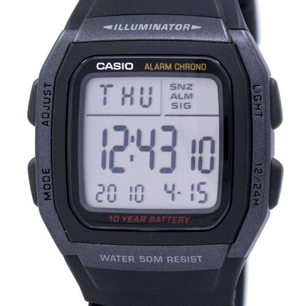 Casio Youth Digital Illuminator W-96H-1BVDF W-96H-1BV Men's Watch