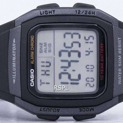 Casio Youth Digital Illuminator W-96H-1BVDF W-96H-1BV Men's Watch