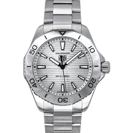 Tag Heuer Aquaracer Professional 200 Stainless Steel Grey Dial Quartz Diver's WBP1111.BA0627 200M Men's Watch