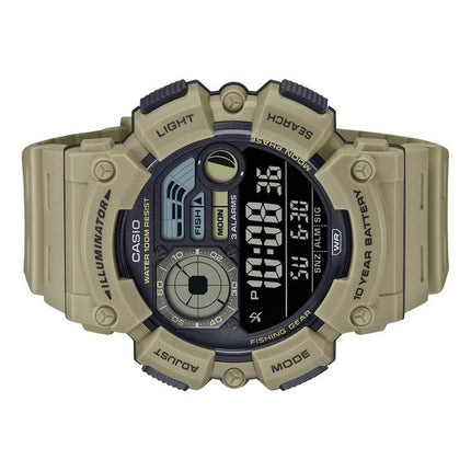 Casio Digital Resin Strap Quartz WS-1500H-5BV 100M Men's Watch