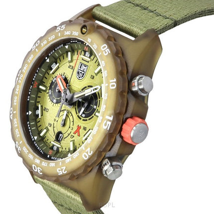 Luminox Bear Grylls Survival ECO Master Chronograph Green Dial Quartz Diver's XB.3757.ECO 200M Men's Watch