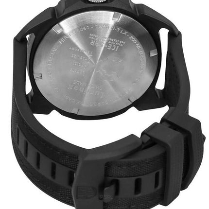 Luminox ICE SAR Artic Rubber Strap Black Dial Quartz Diver's XL.1051 200M Men's Watch