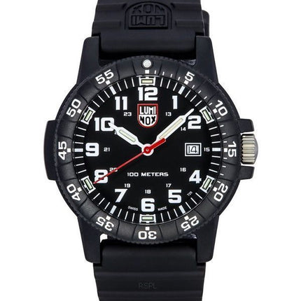 Luminox Leatherback SEA Turtle Giant Polyurethane Strap Black Dial Quartz XS.0321.L 100M Men's Watch