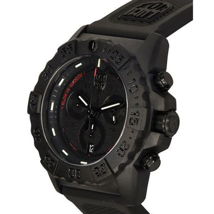 Luminox Navy SEAL Chronograph Rubber Strap Black Dial Quartz Diver's XS.3581.SIS 200M Men's Watch