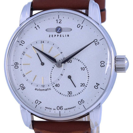 Zeppelin New Captains Line Leather Strap Automatic 8662-1 86621 Men's Watch