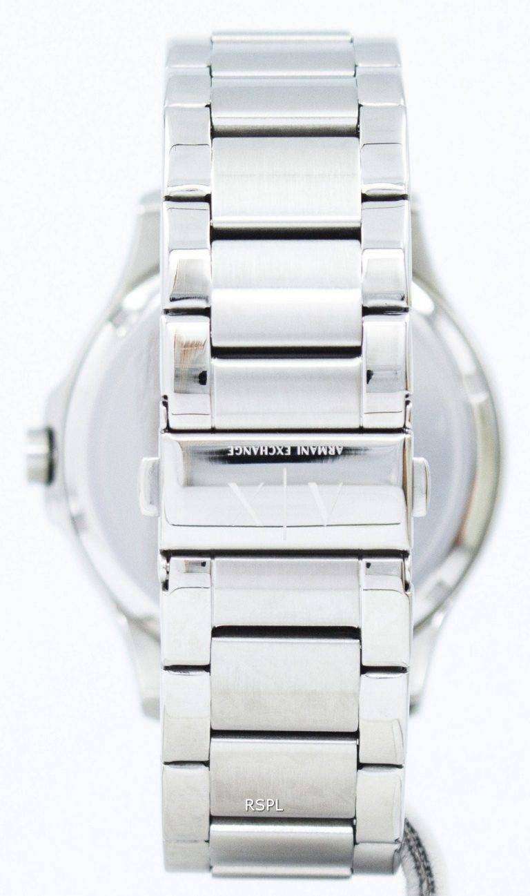 Armani Exchange Black Dial Stainless Steel AX2103 Mens Watch ...