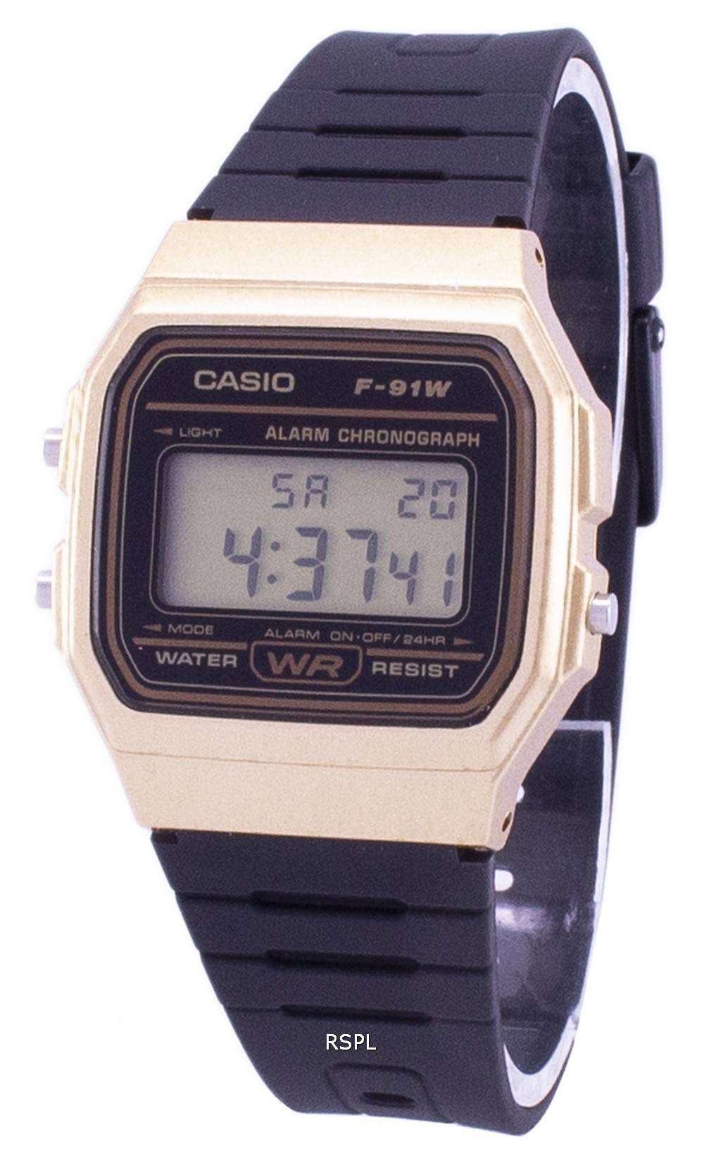Casio Vintage Chronograph Quartz Alarm F-91WM-9A F91WM-9A Unisex Watch ...